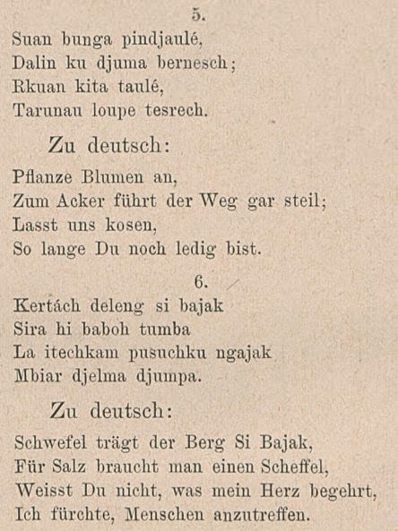 Pantun Di Tahun 1894