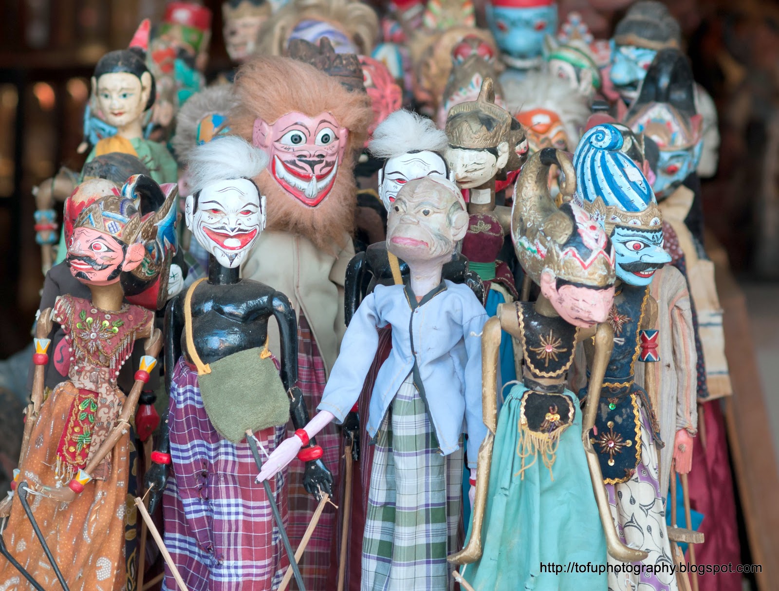 Tofu Photography Balinese shadow puppets