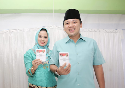Gubernur Ridho Gunakan Hak Pilihnya Pada Pilgub Lampung 2018