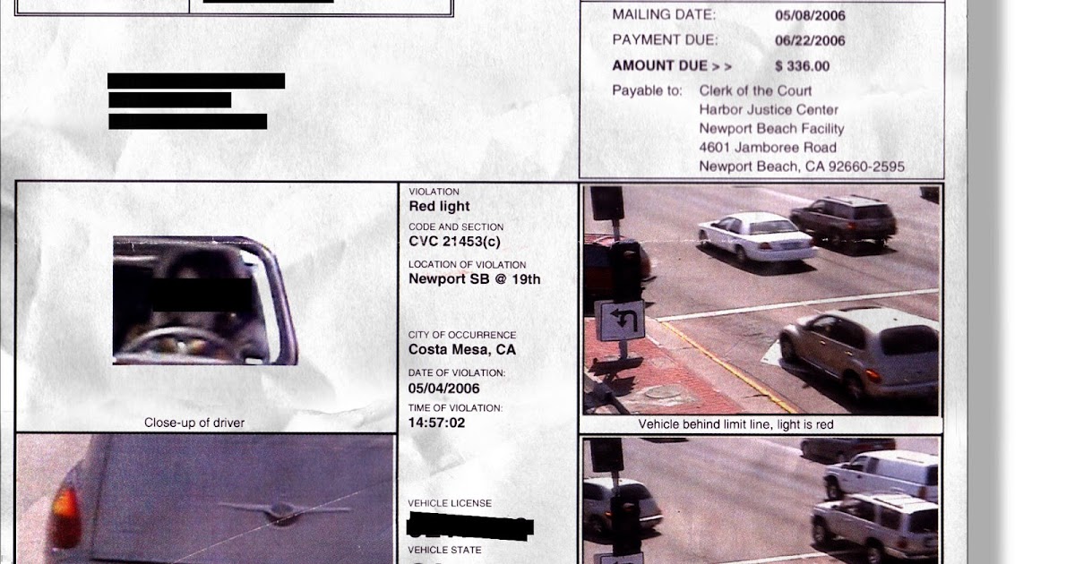 How To Get A Red Light Camera Ticket Dismissed