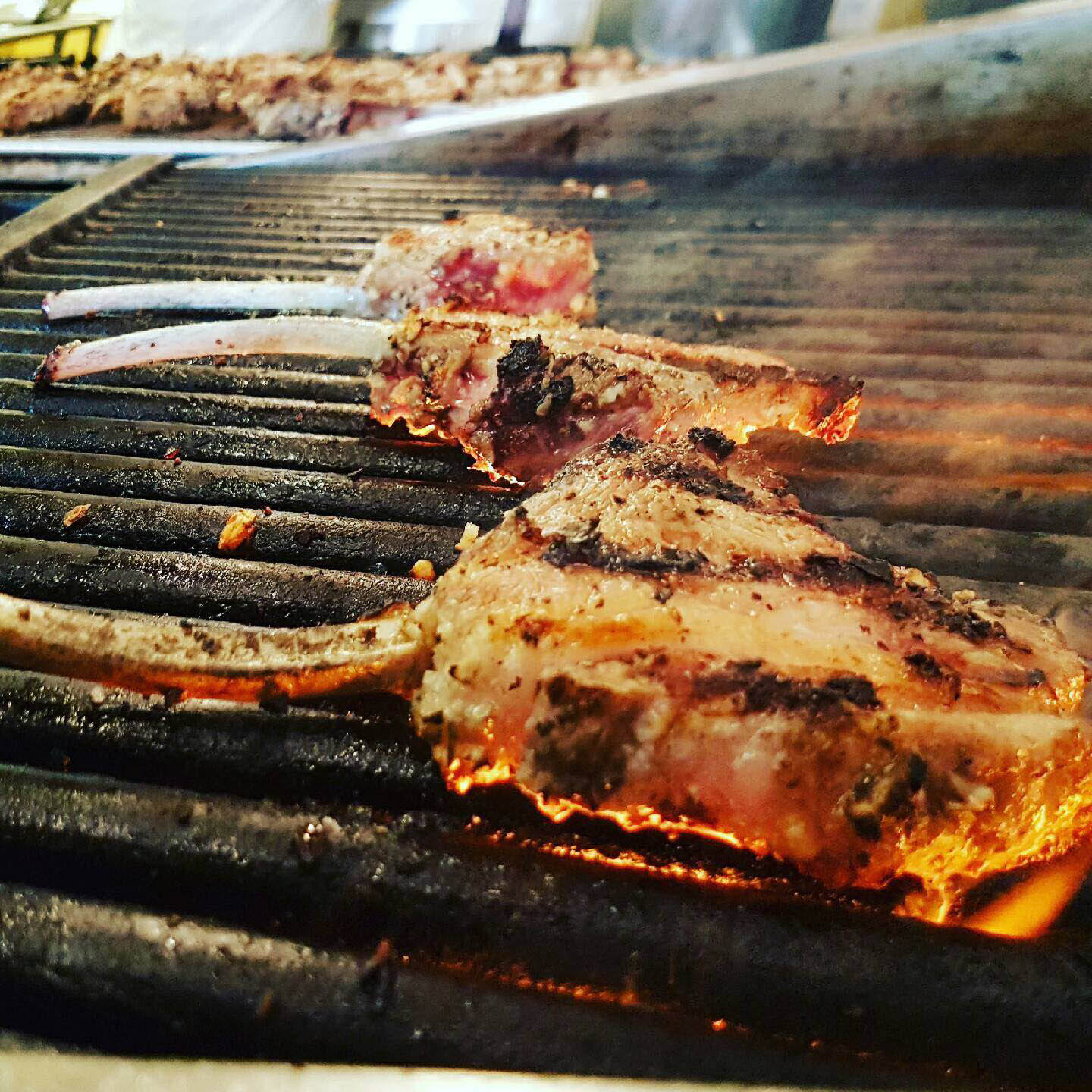 good things to eat Grilled Garlic Rosemary Australian Halal Lamb Chops