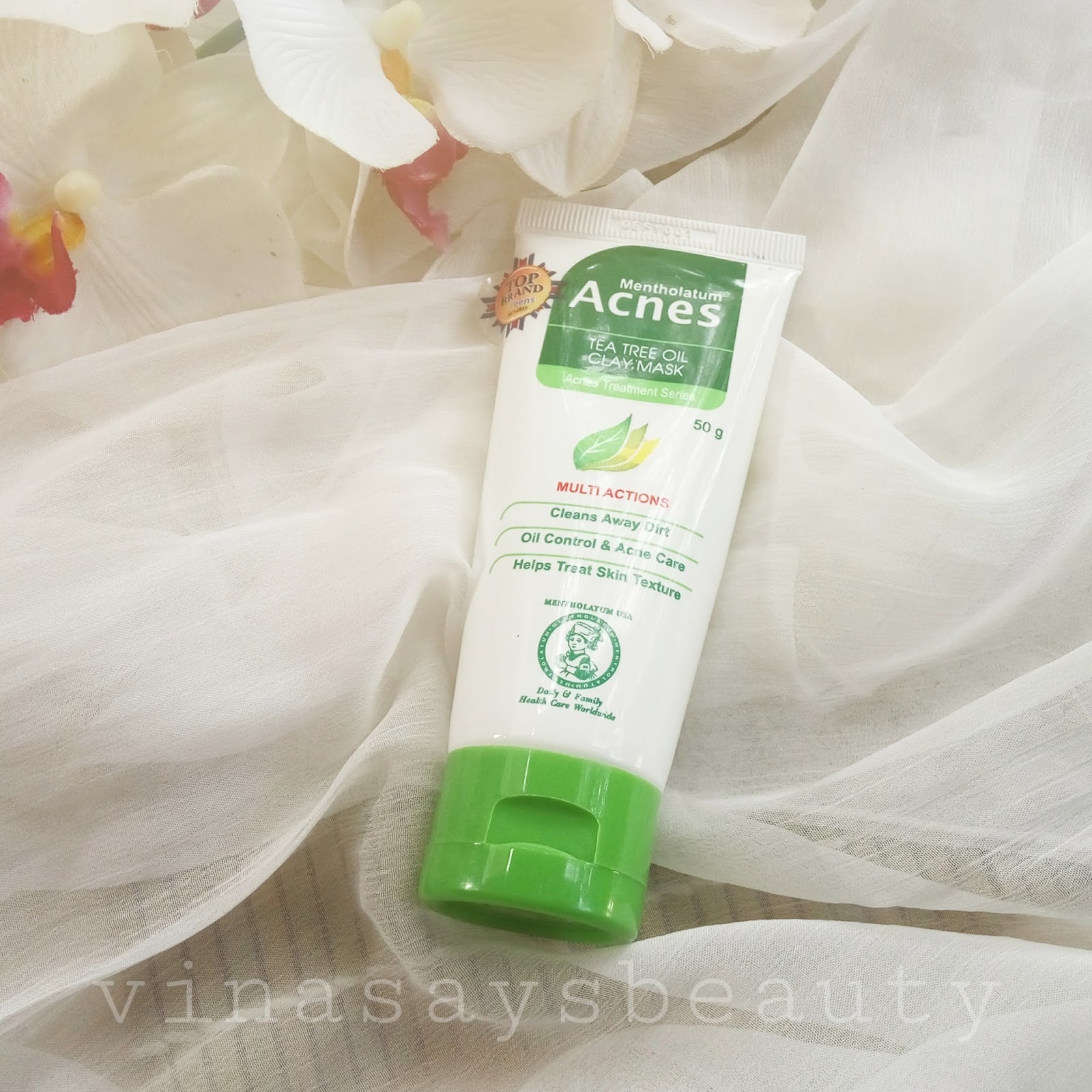 Review Acnes Tea Tree Oil Clay Mask Vina Says Beauty