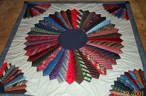 New Life for Old Men's Neckties | Necktie quilt, Quilt patterns, Tie quilt