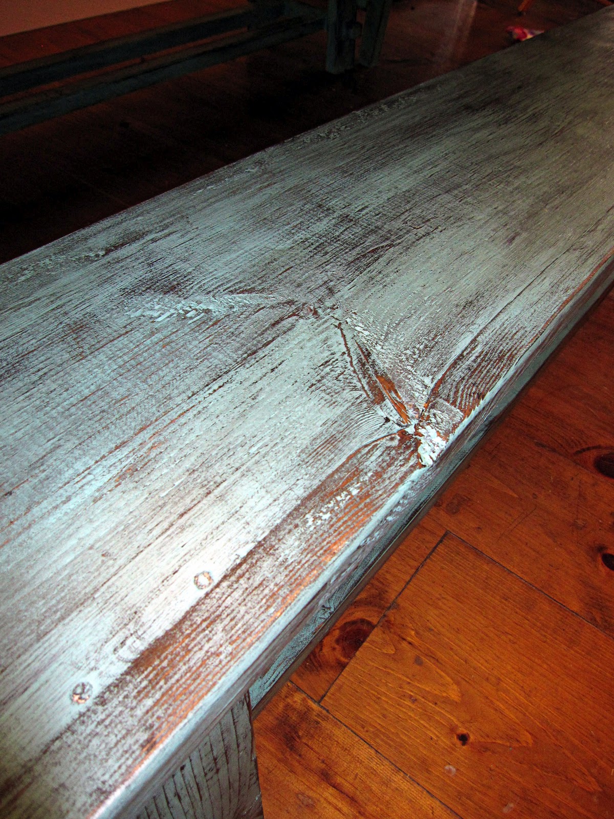 Zan Taylor Designs Old Barn Wood Table