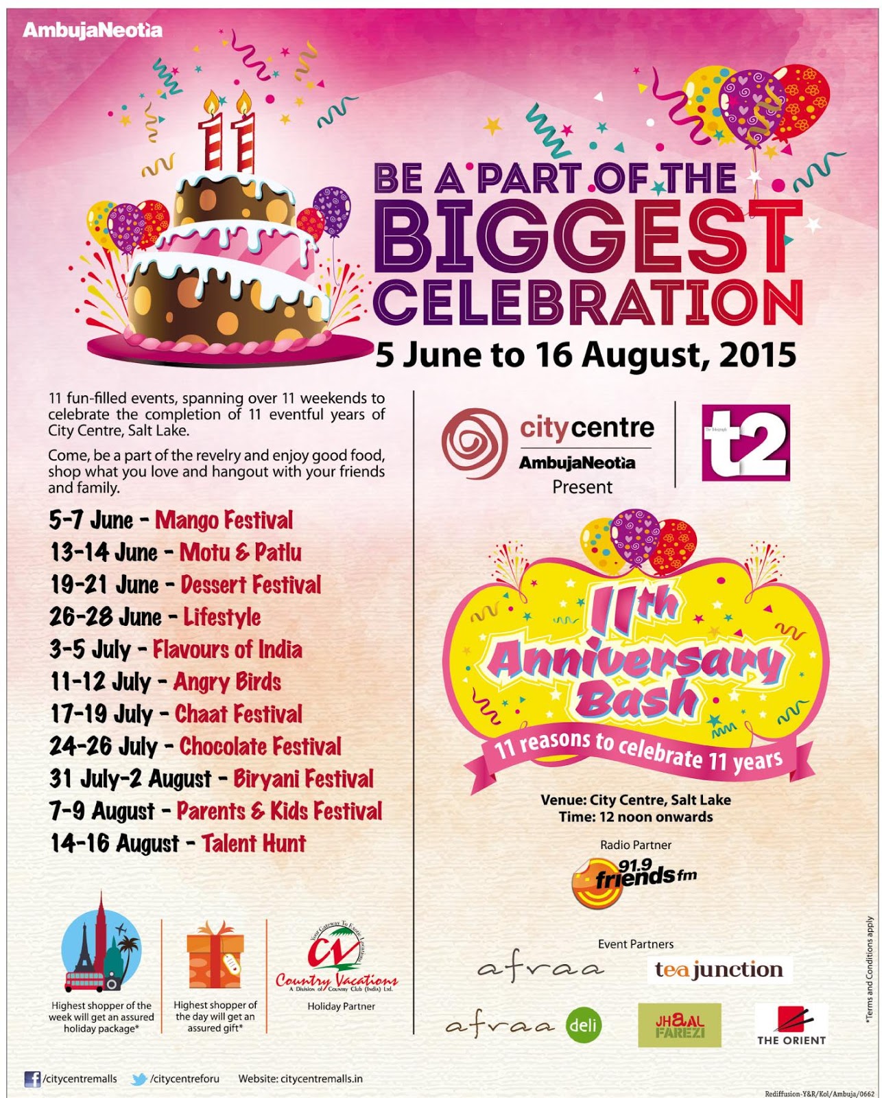 Kolkata Events Information City Centre Birthday Celebration top-10-places-in-kolkata-for-kids-to-visit-informative-video-for