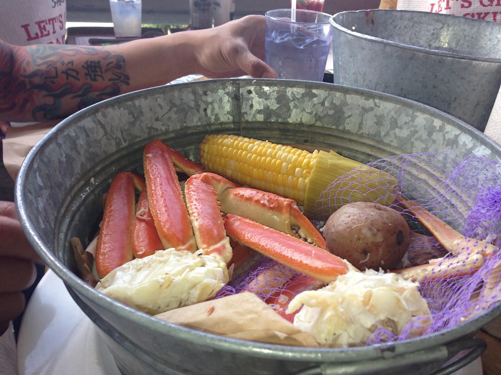 Hungry Panda Lunch at Joe's Crab Shack in Clifton, NJ