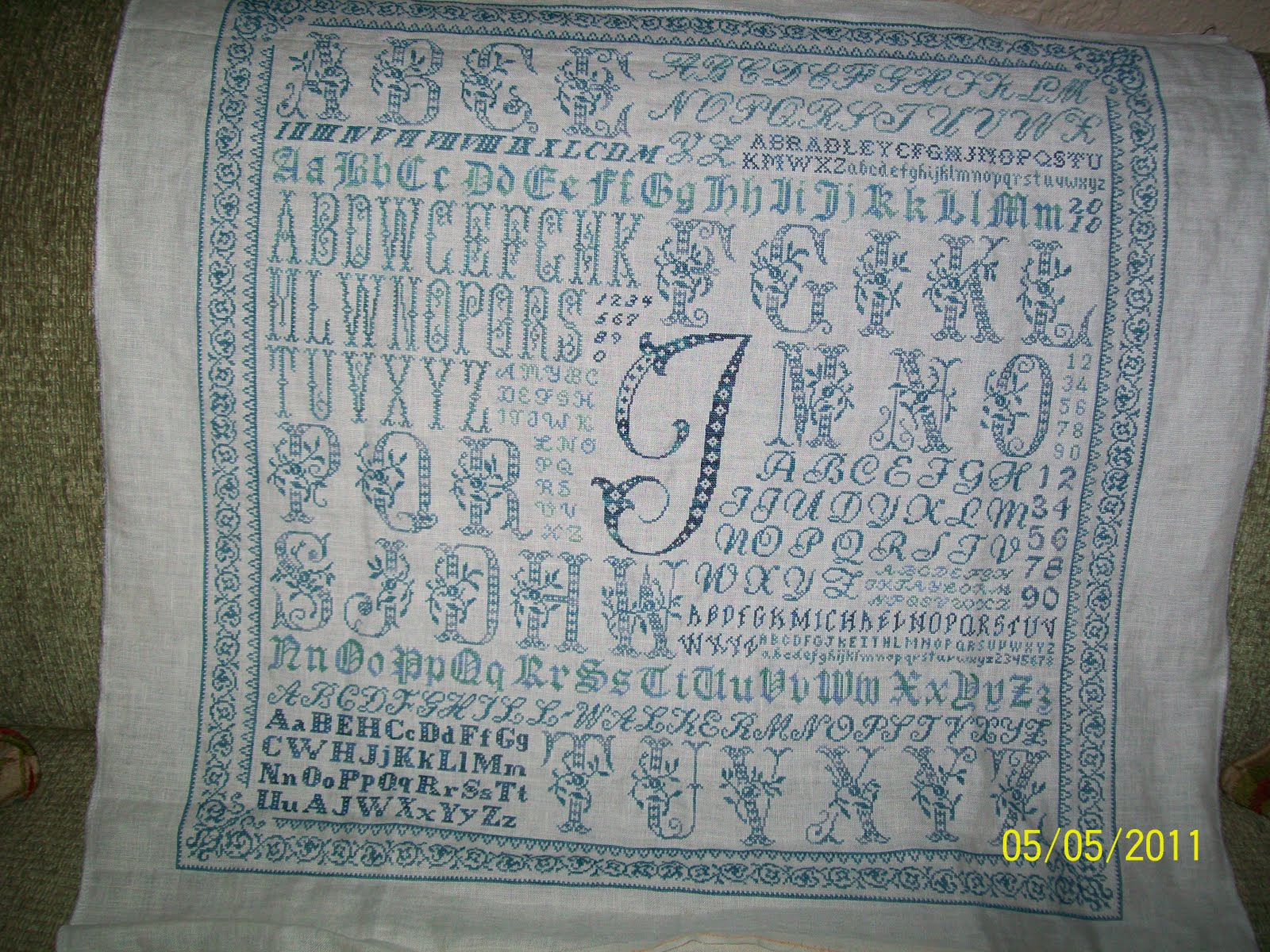 French Cross Stitch Sampler Cross Stitch Patterns