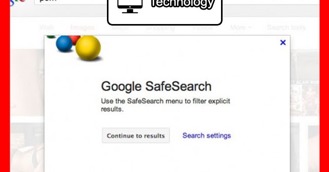 Cara membuka safesearch