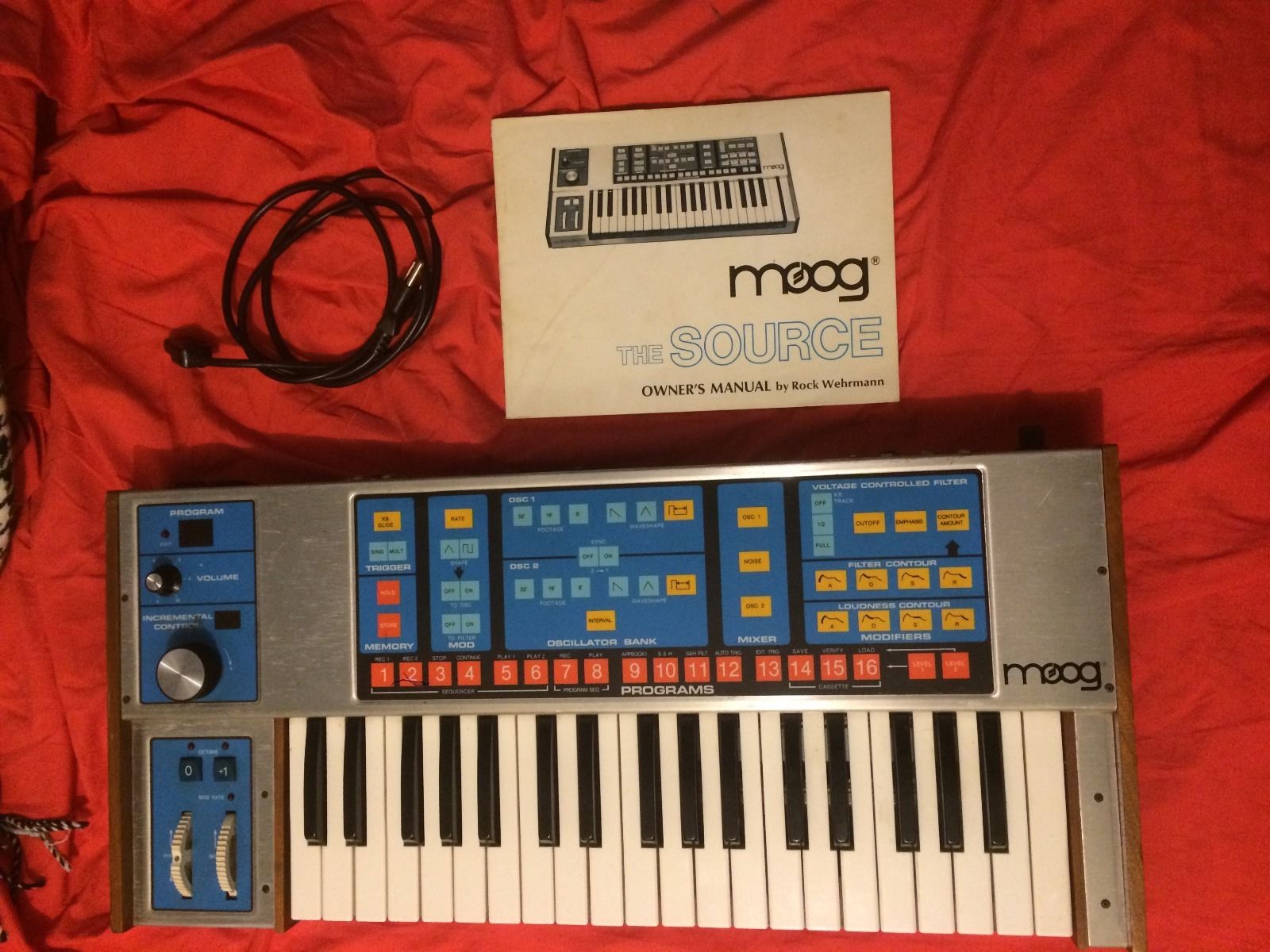 MATRIXSYNTH Moog Source Vintage Analog Monophonic Synthesizer SN 3429