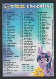 My Little Pony Puzzle Card 3 MLP the Movie Trading Card