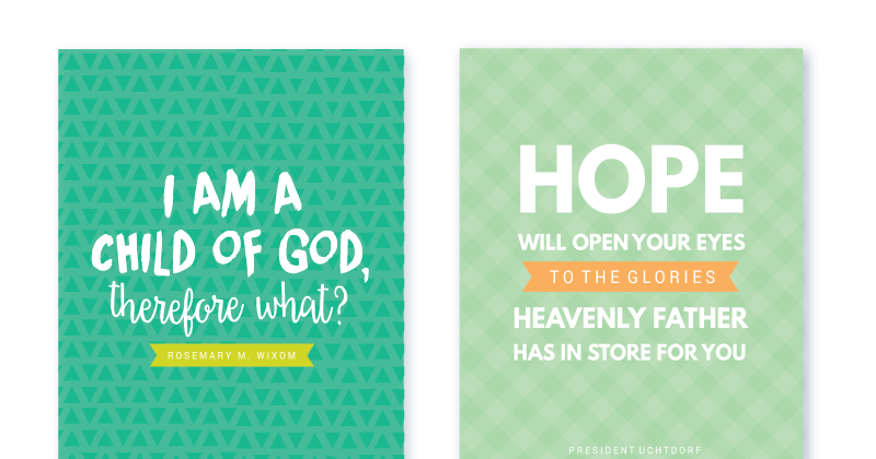 All Things Bright and Beautiful: LDS Womens Conference FREE Printables