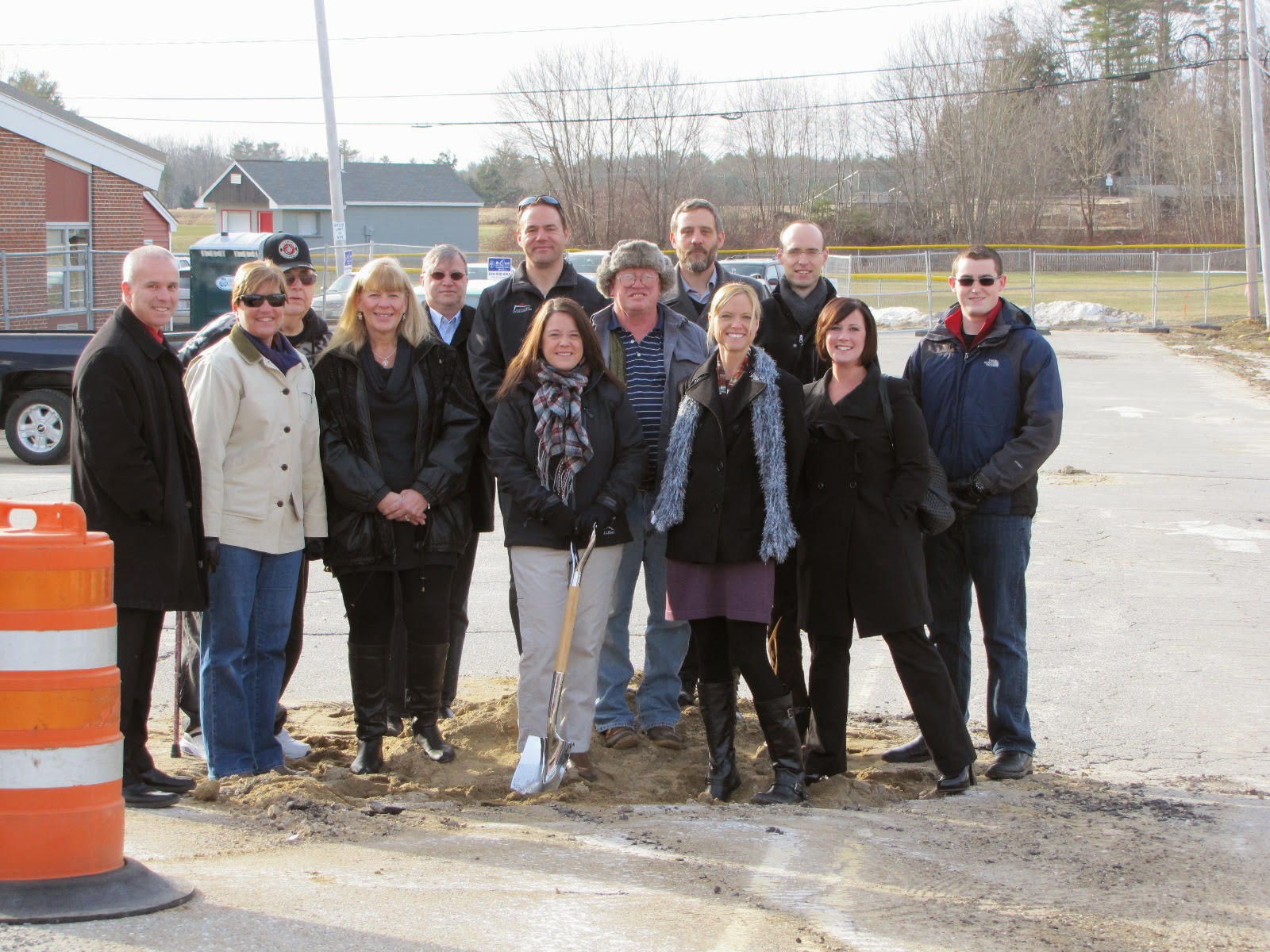 The Lisbon Reporter GROUND BROKEN FOR LISBON HIGH SCHOOL GYMNASIUM