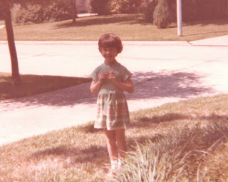 First Day of School 1978 - Lisa in Kindergarten