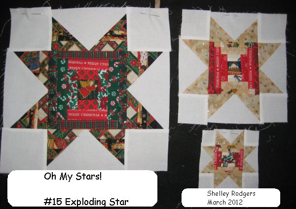 Exploding Star Quilt Block Quilting with the Dread Pirate Rodgers! aarrggghhh!: Oh My Stars quilt ...