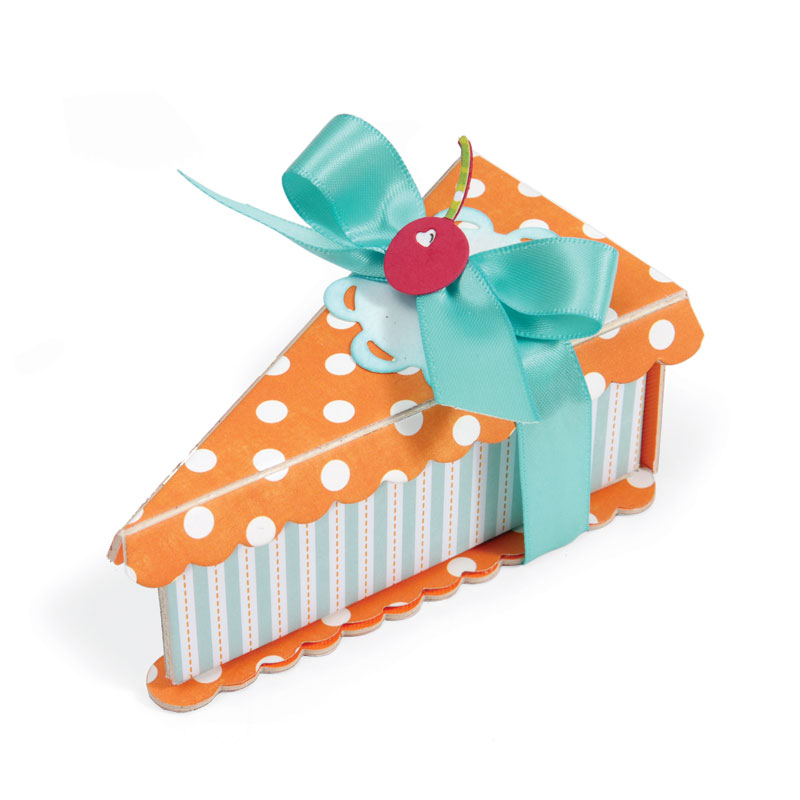 Crafting ideas from Sizzix UK Cake Slice Favor Boxes