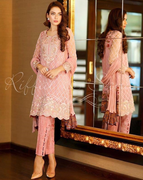 Party Dresses New Collection 2017 By Sana Salman