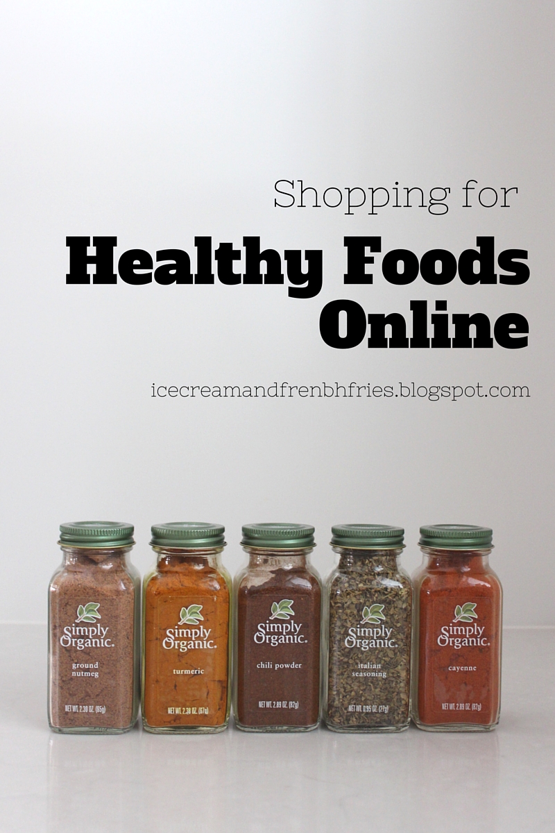 ice cream + french fries Shopping for Healthy Foods Online