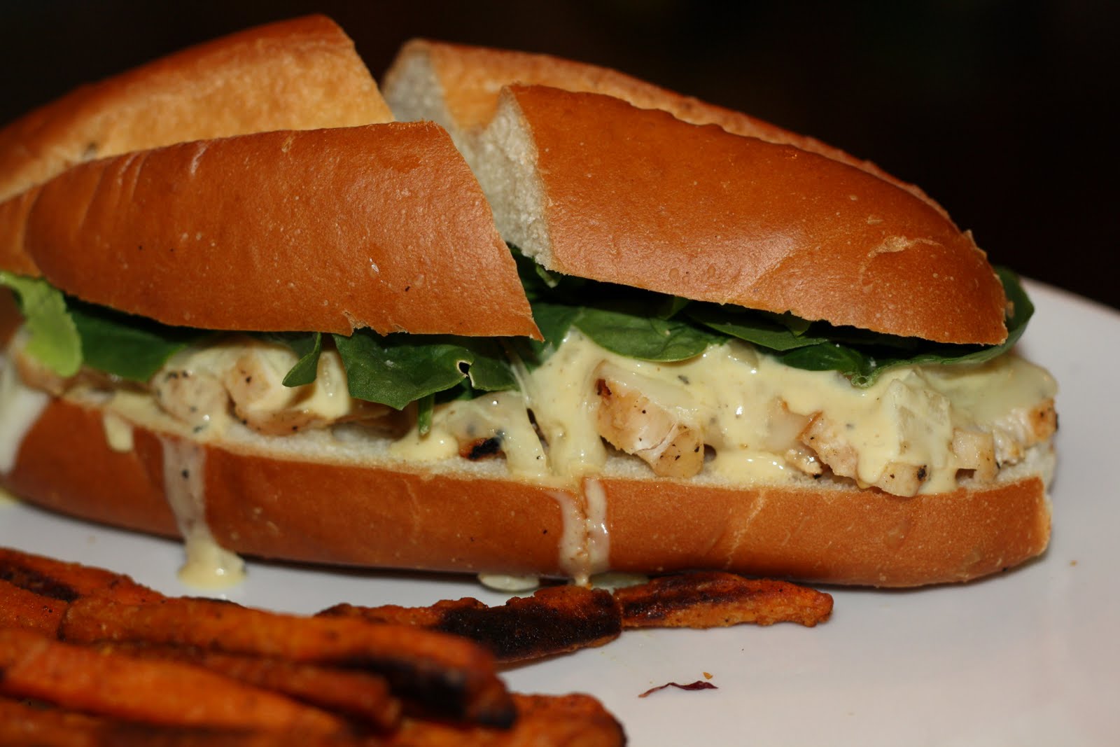 what's for dinner? honeymustard chicken sandwiches... 10 minutes