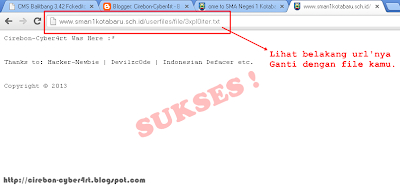 Tutorial Cara Deface Website CMS Balitbang 3.42