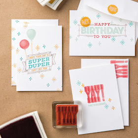 Stampin' Up! Clean & Simple Super Duper Birthday Cards