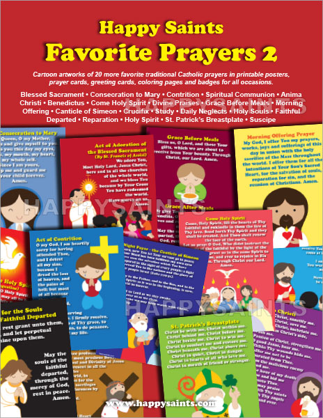 Joyful Saints: Satisfied Saints Beloved Prayers 2 photo regarding Come Holy Spirit Prayer Printable known as Satisfied Saints: Joyful Saints Most loved Prayers 2