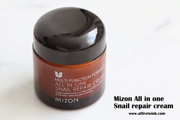 Mizon All in one snail repair cream review