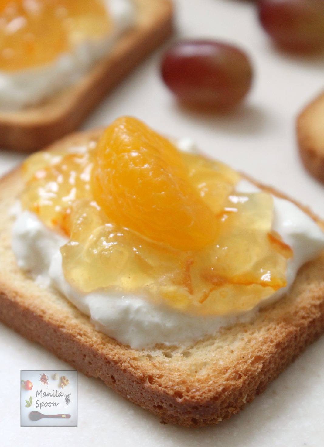 Jam and Burrata Toasts Manila Spoon