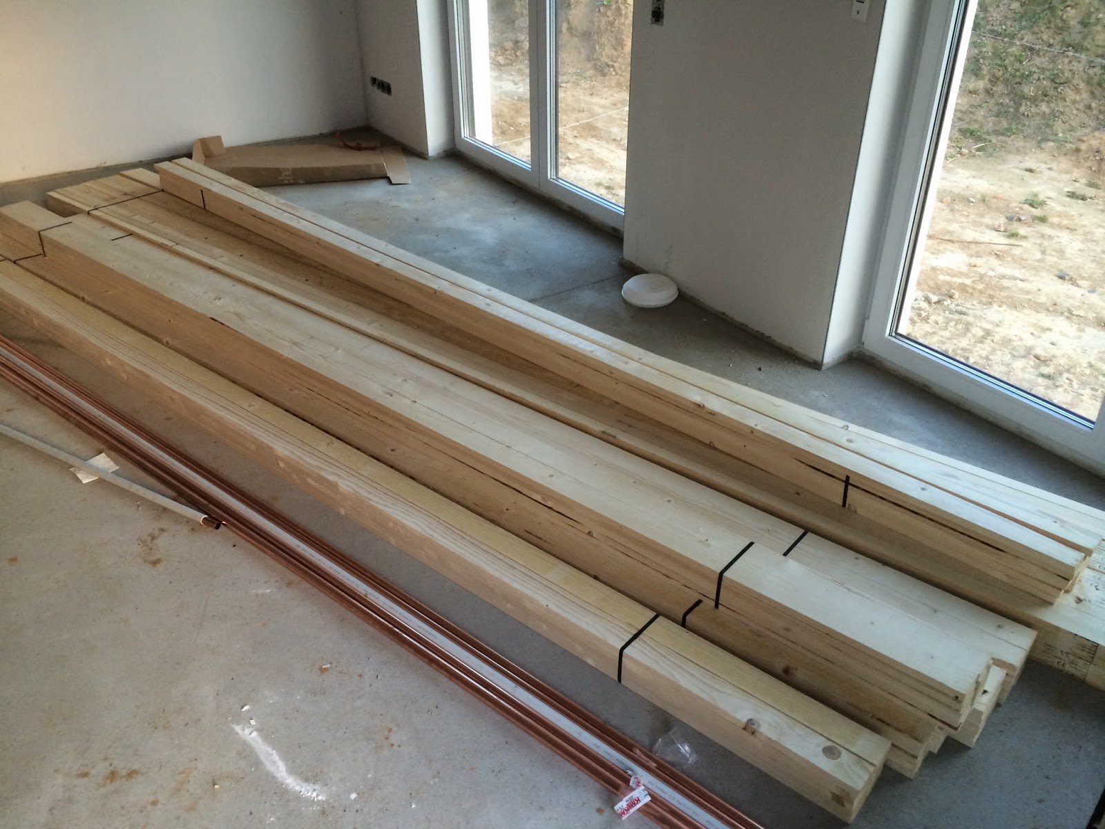 Hausbau: 12.4. - Dachboden