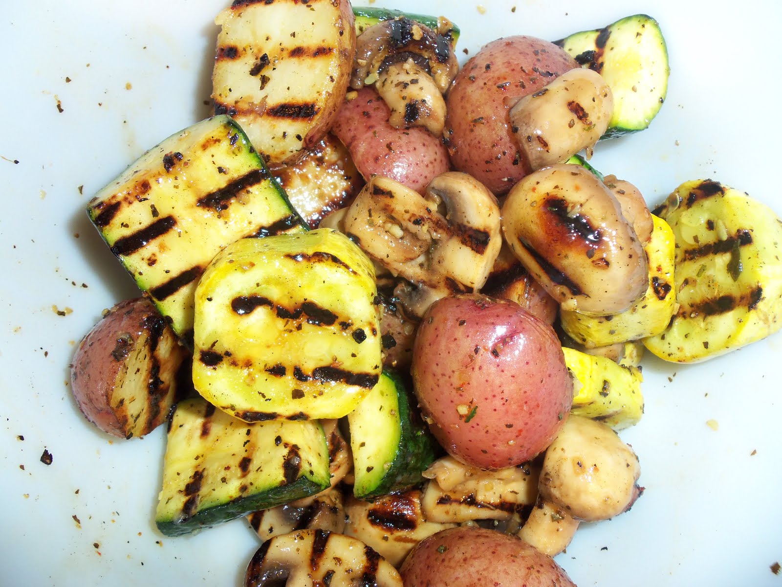 High Calorie Recipes Grilled Mixed Veggies