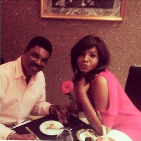 a Photos: How star actress, Omotola spent Valentine's day...