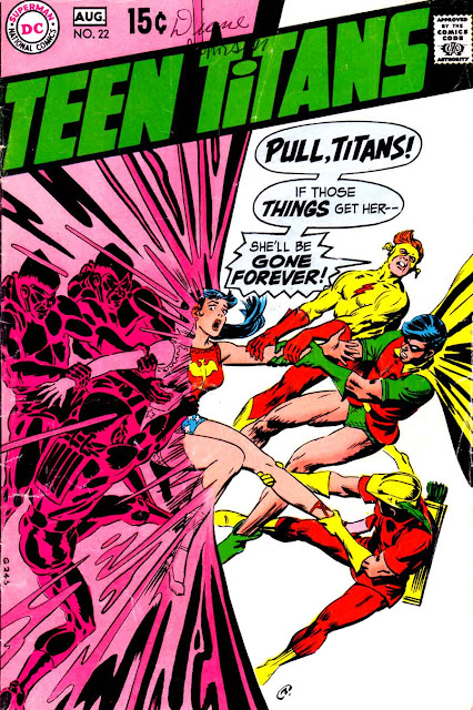 Teen Titans v1 #22 dc comic book cover art by Nick Cardy Teen Titans v1 #22 dc comic book cover art by Nick Cardy