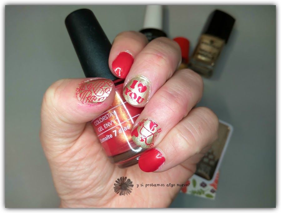 manicuras para San Valentín