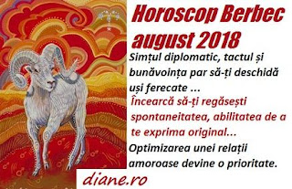 Horoscop Berbec august 2018