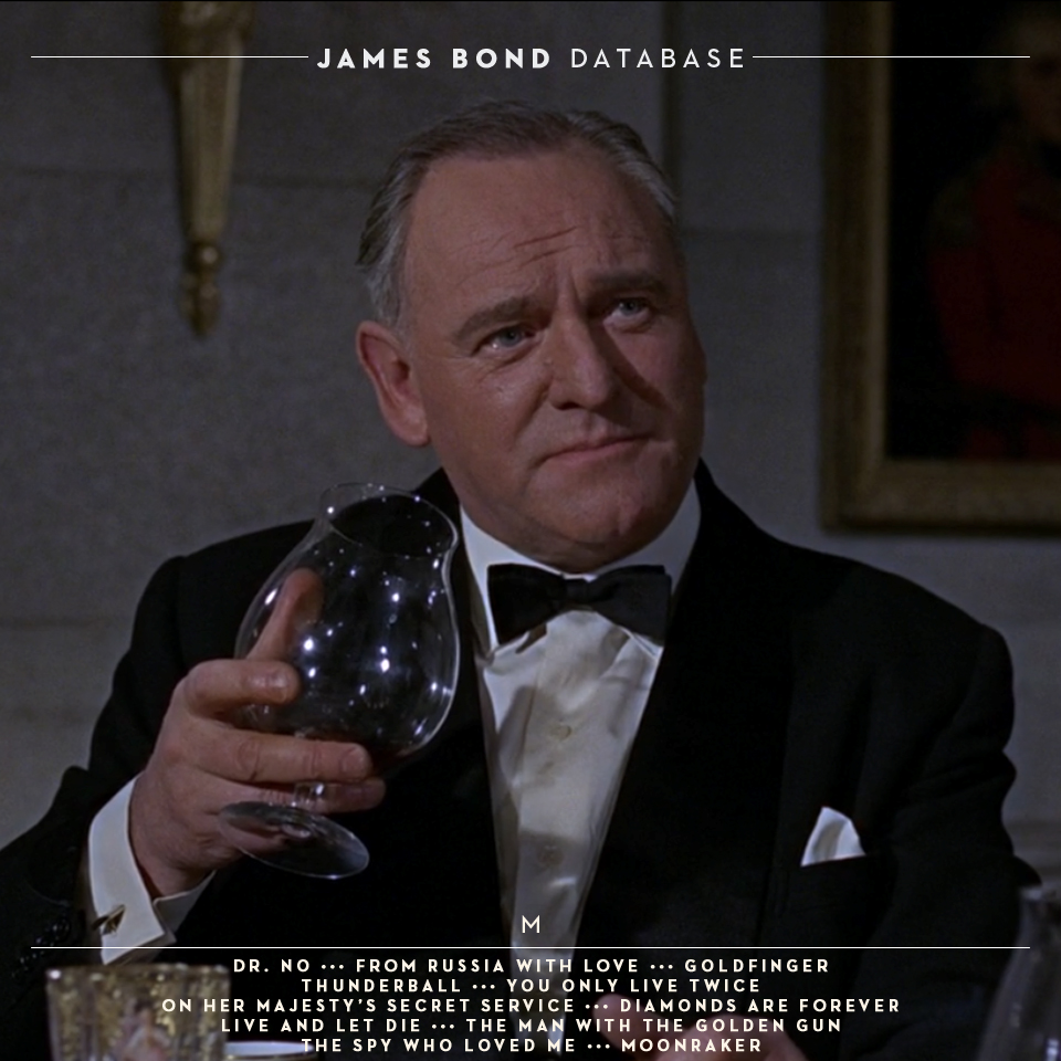 James Bond Database M