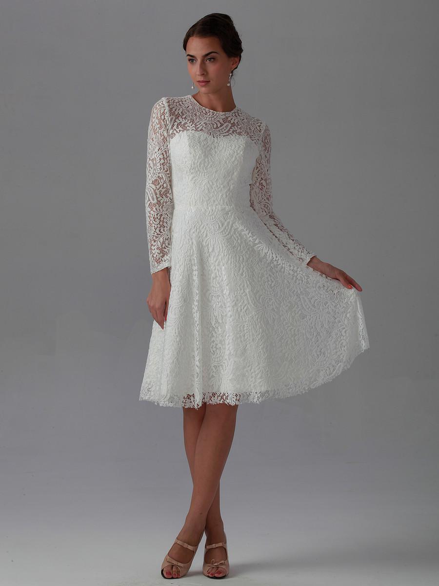 Tea Length Dresses For Weddings With Sleeves Ficts