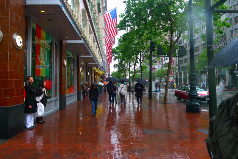 Muddy roads & dusty trails It never rains in San Francisco?
