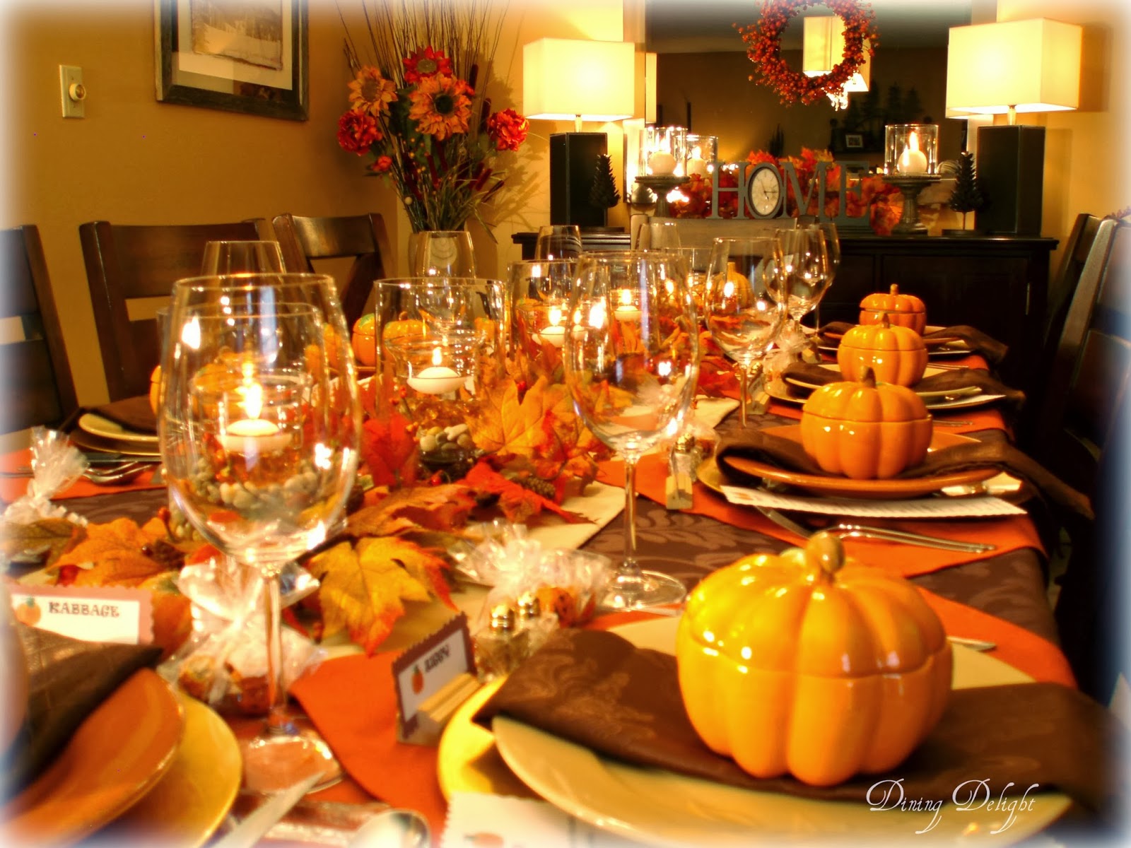 Dining Delight Fall Dinner Party for Ten