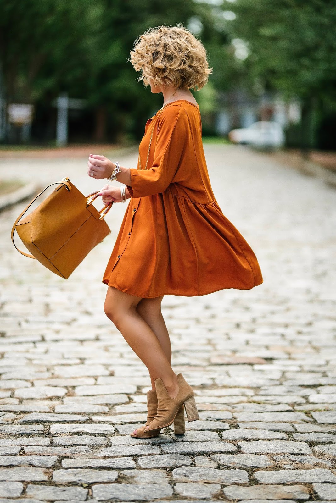 Under $50 Rust Dress + A Huge Sale! - Something Delightful Blog
