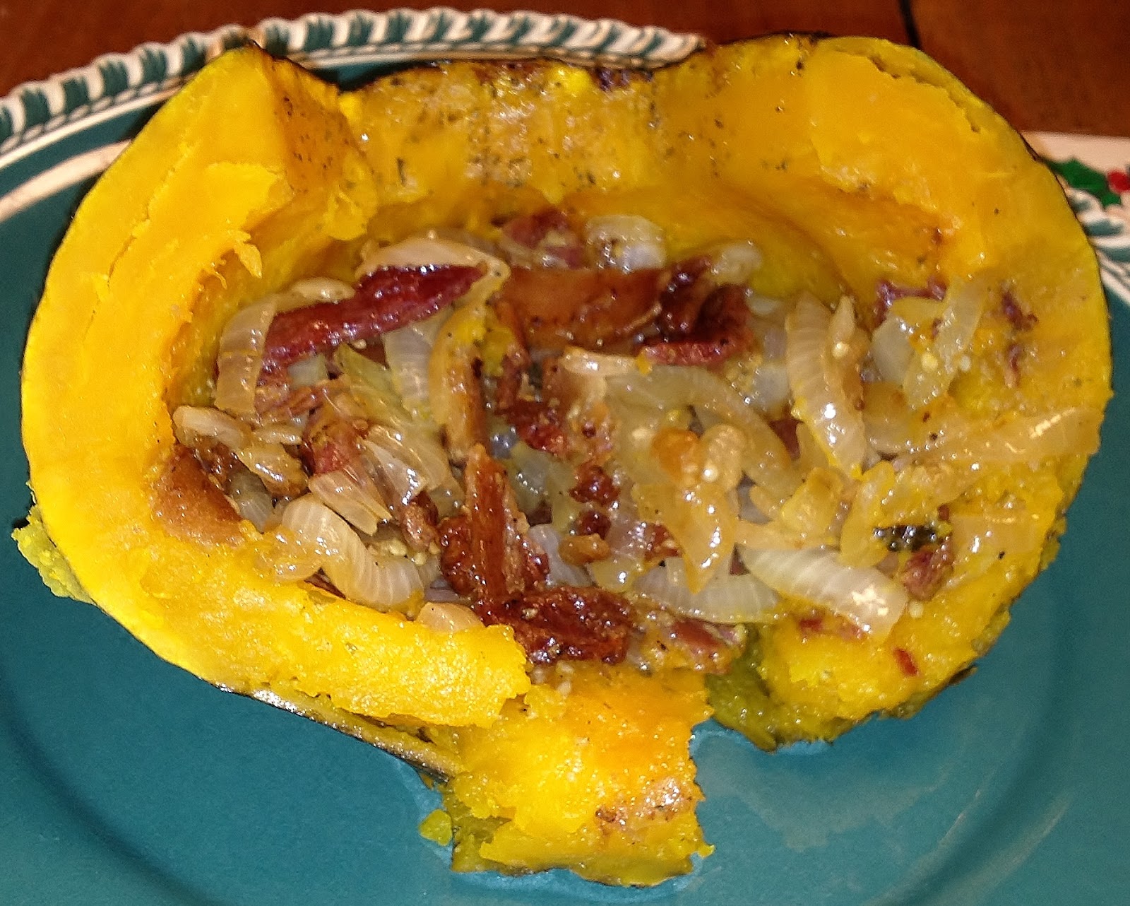 Carolina Sauce Company Roasted Kabocha Squash with Bacon, Onions & Garlic
