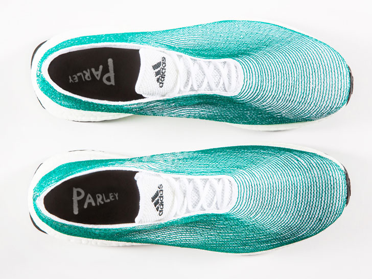tenis adidas hechos de basura
