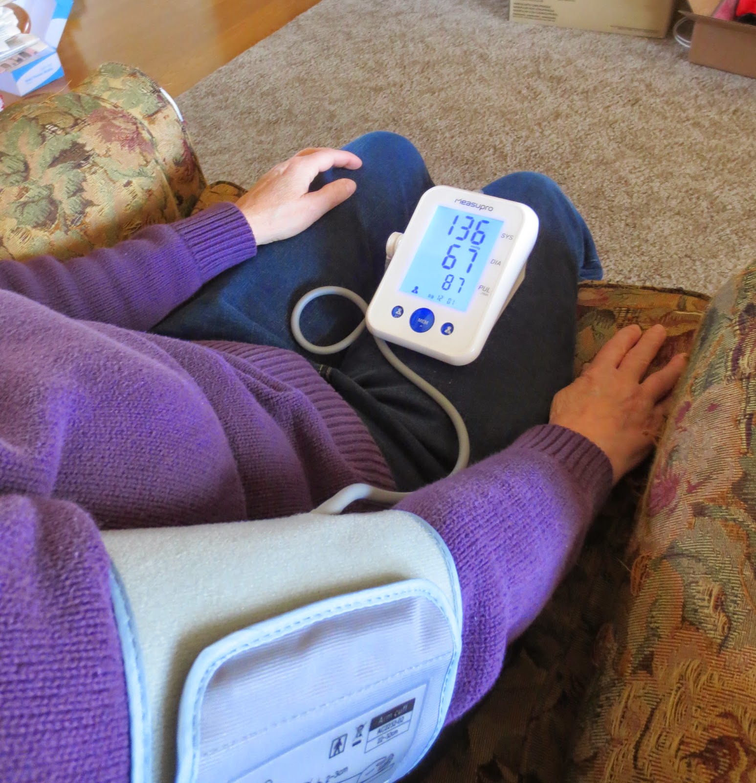 Gloria's Bits and Pieces MeasuPro BPM20A Upper Arm Blood Pressure Monitor Review MeasuPro