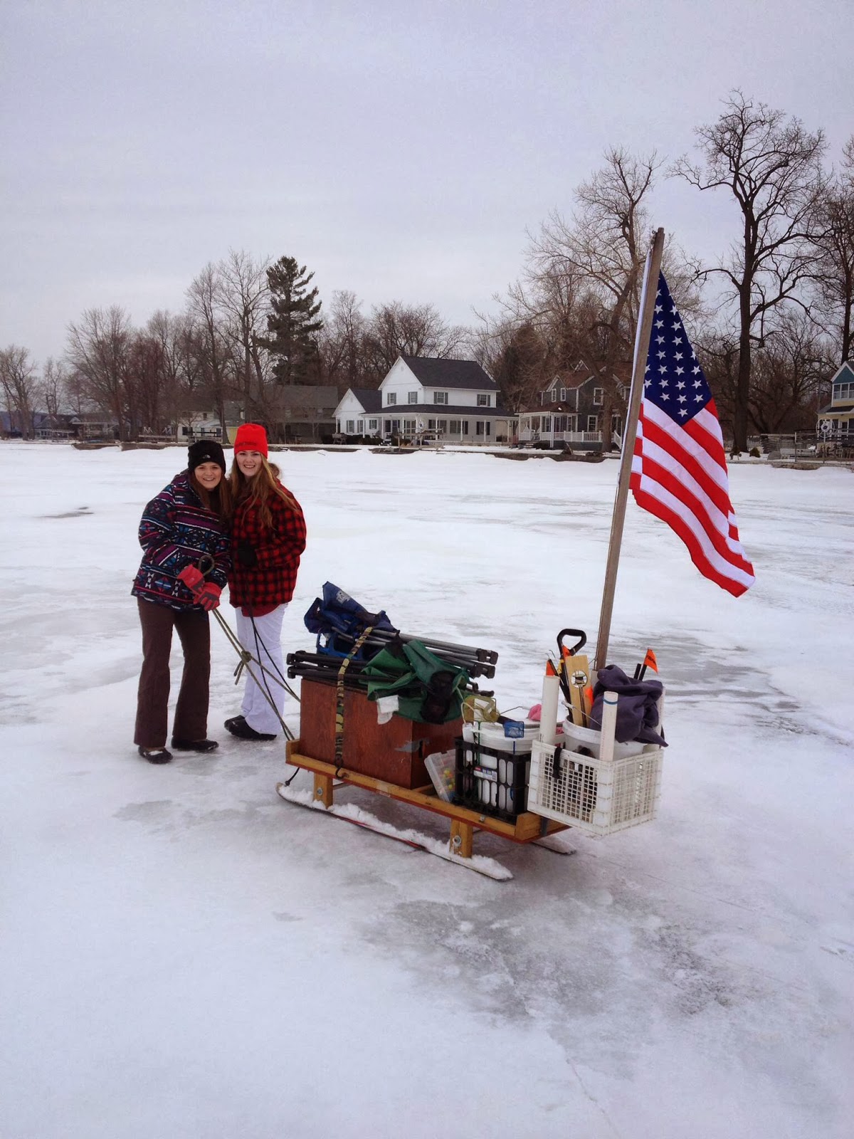 Apthorpes Fishing & Hunting Adventures Tough Day on Conesus Lake Ice