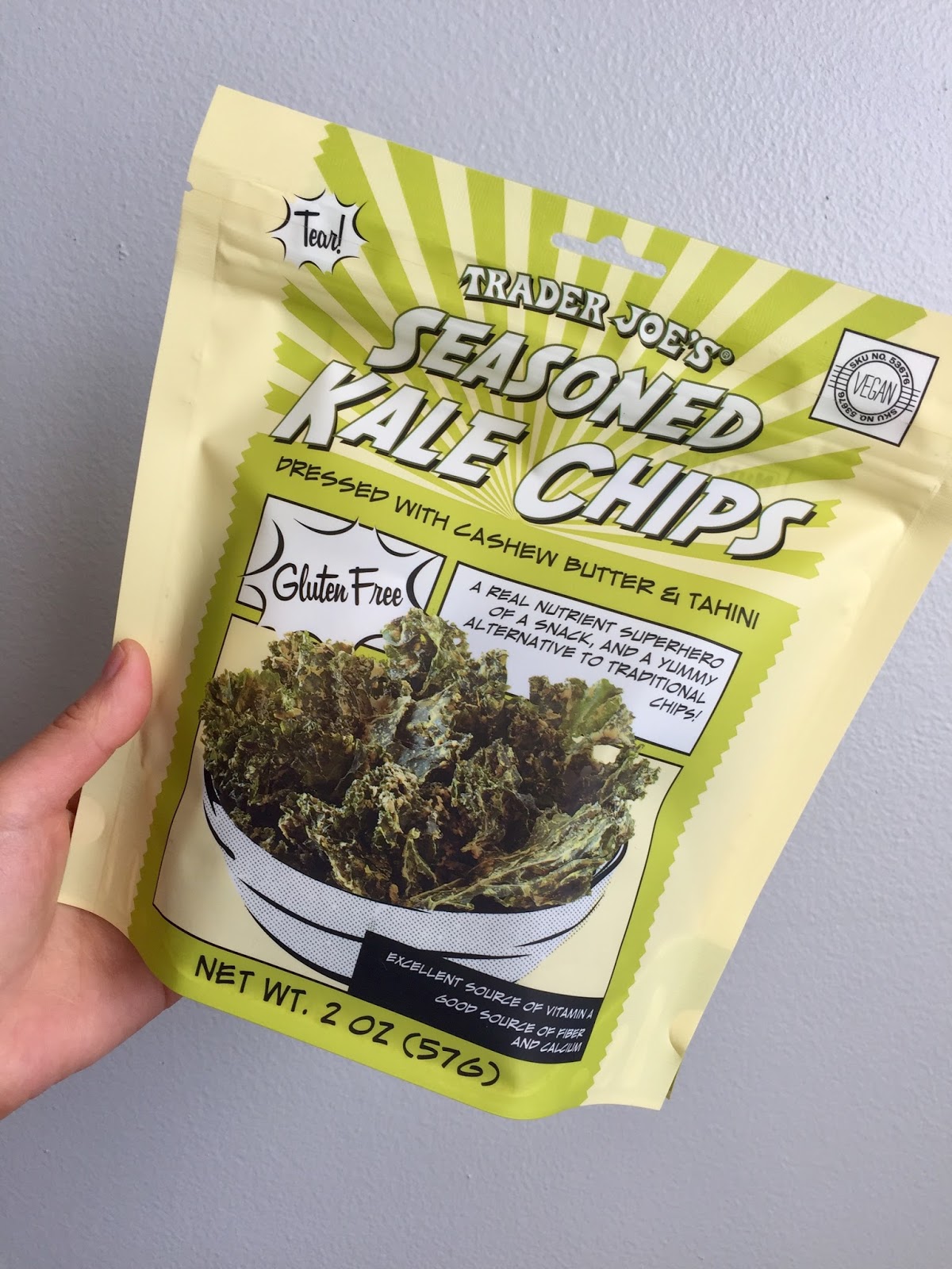 Trader Joe's Seasoned Kale Chips