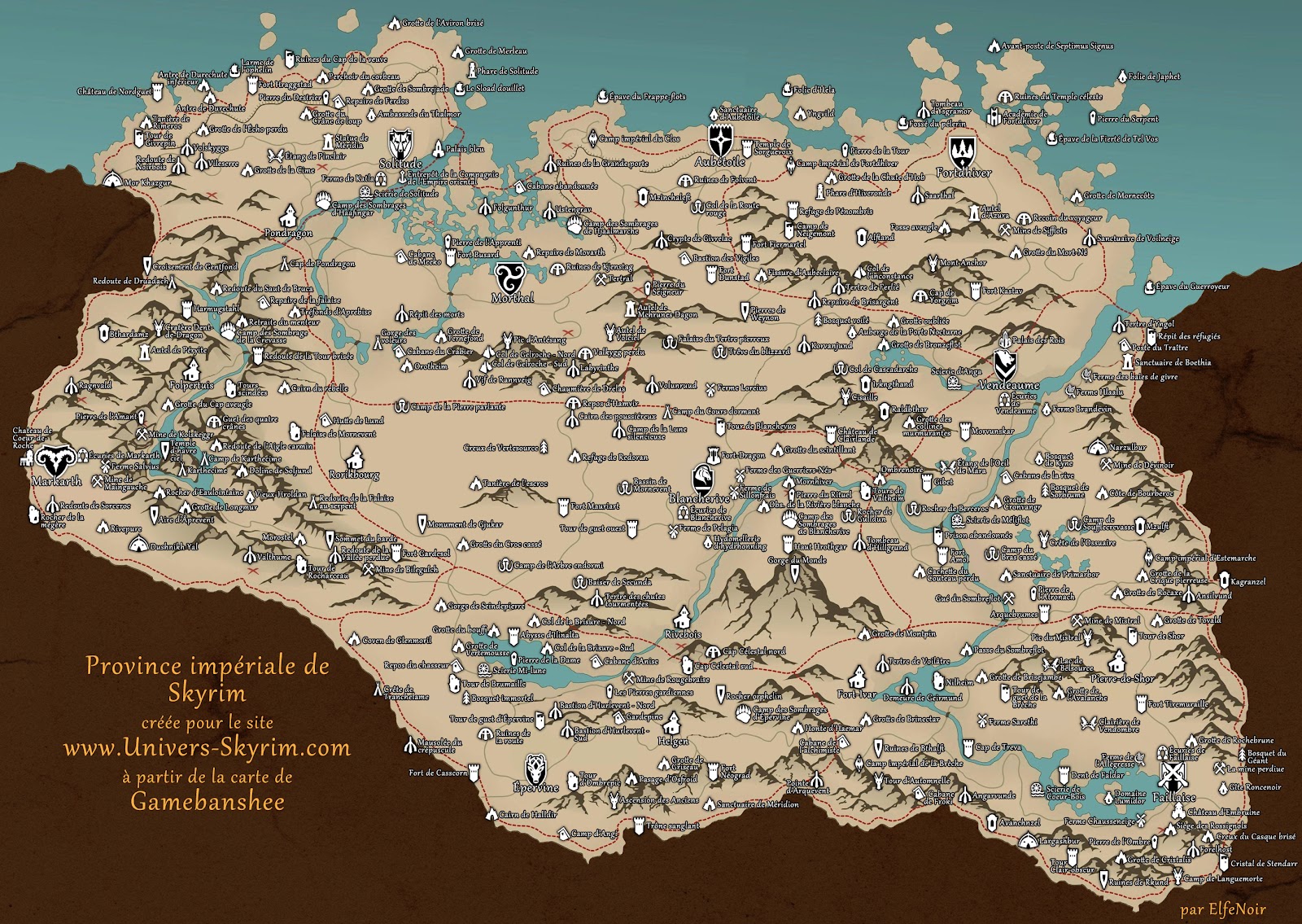 Карта со всеми метками. The Elder Scrolls 5 Skyrim карта. Карта Скайрима 5.
