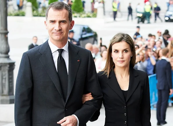King Felipe and Queen Letizia attended religious Mass of tribute and remembrance of the victims of the earthquakes in April in Ecuador