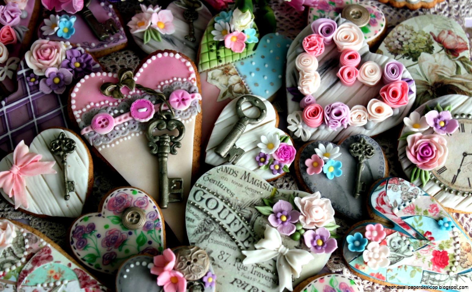 Cup Tea Hearts Flowers Mood 6904931