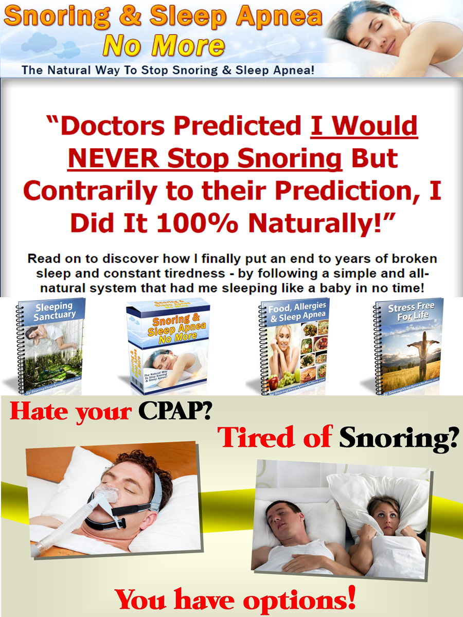 Sleep and Dreams Snoring & Sleep Apnea No More