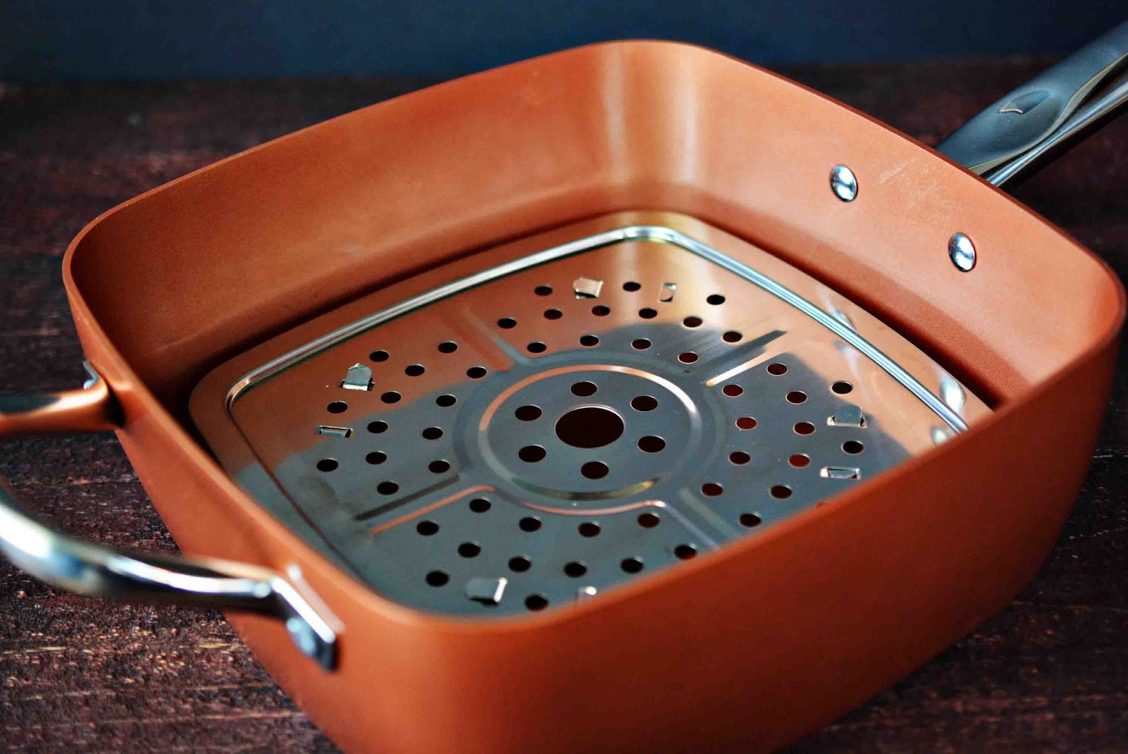 Theresa's Mixed Nuts Copper Chef Cookware™ Helps You Cook without Clutter!