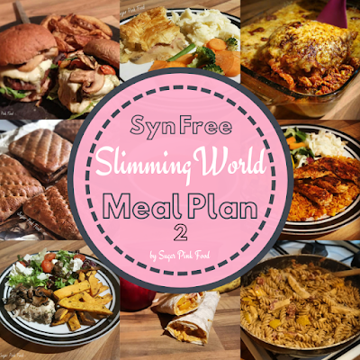 Slimming World 7 Day meal plan recipes