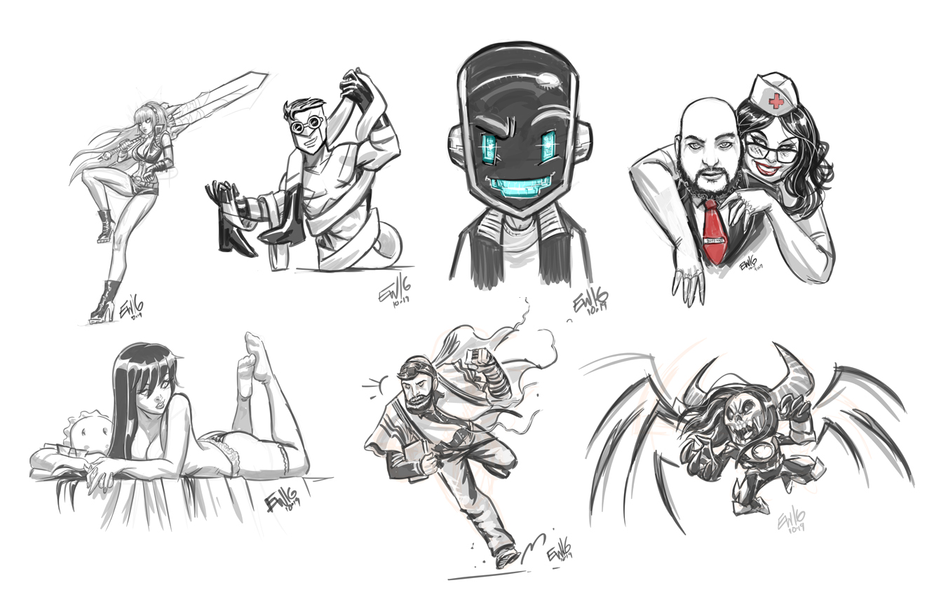 Drawing Request Show e94 Drawings and Highlight Video EryckbGraphics